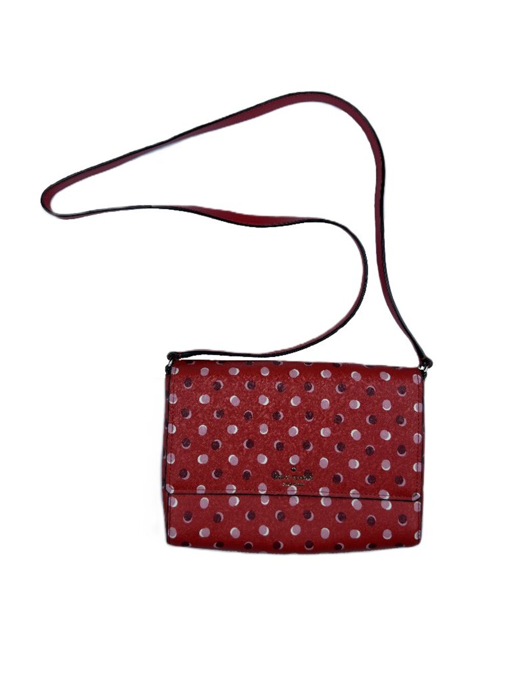 Kate Spade New York - Fiesta Dot - Digital Red Spring Crossbody NWOT